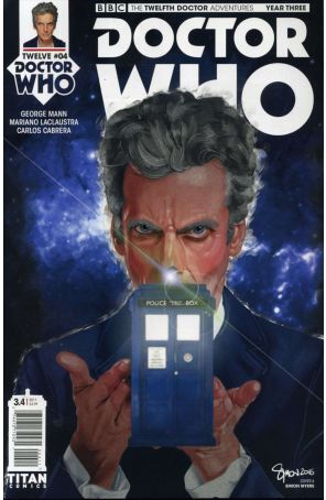 Doctor Who: The Twelfth Doctor Year Three 4A published by Titan with cover art by Simon Myers