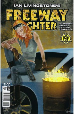 Freeway Fighter 2C published by Titan with cover art by Simon Myers