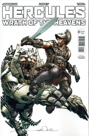 Hercules: Wrath of the Heavens 1A published by Titan with cover art by Walt Simonson