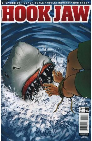 Hook Jaw 4A published by Titan with cover art by Conor Boyle
