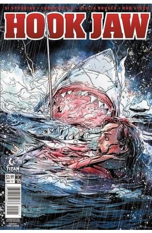 Hook Jaw 5B published by Titan with cover art by Marc Laming