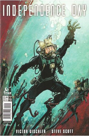 Independence Day 1D published by Titan with cover art by John McCrea