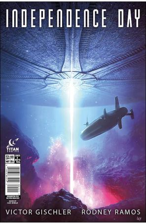 Independence Day 2B published by Titan with cover art by Alex Ronald