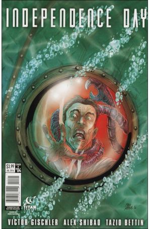 Independence Day 4B published by Titan with cover art by Xermanico