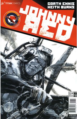 Johnny Red (2nd Series) 1A published by Titan with cover art by Keith Burns