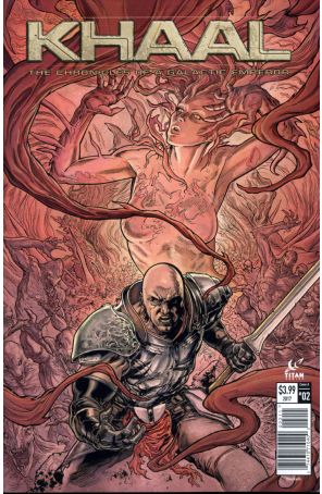 Khaal: The Chronicles of a Galactic Emperor 2A published by Titan with cover art by Steve Kurth