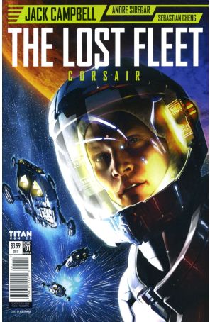 Lost Fleet: Corsair 1A published by Titan with cover art by Alex Ronald