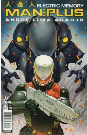 Man Plus 3A published by Titan with cover art by André Araújo