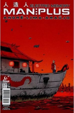 Man Plus 4B published by Titan with cover art by Declan Shalvey