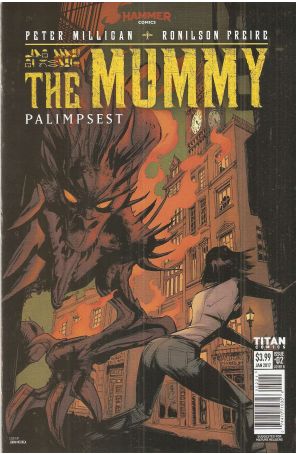 The Mummy: Palimpsest 2B published by Titan with cover art by John McCrea