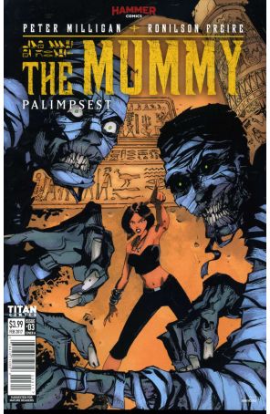 The Mummy: Palimpsest 3A published by Titan with cover art by John McCrea