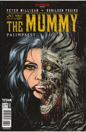 The Mummy: Palimpsest 3B published by Titan with cover art by Tom Mandrake