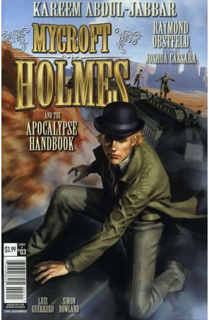 Mycroft Holmes and the Apocalypse Handbook 3A published by Titan with cover art by Alex Ronald