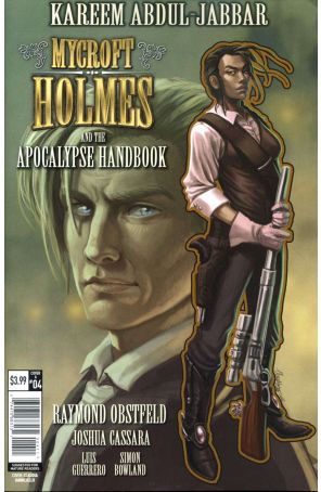 Mycroft Holmes and the Apocalypse Handbook 4A published by Titan with cover art by Claudia S.G. Iannicello