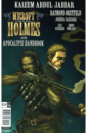 Mycroft Holmes and the Apocalypse Handbook 4B published by Titan with cover art by Joshua Cassara