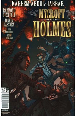 Mycroft Holmes and the Apocalypse Handbook 5B published by Titan with cover art by Joshua Cassara