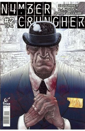 Numbercruncher 2 published by Titan with cover art by Roman Dirge