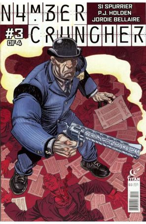 Numbercruncher 3 published by Titan with cover art by Roman Dirge