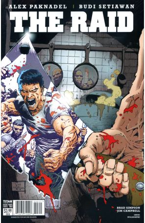 The Raid 3A published by Titan with cover art by Roy Allen Martinez
