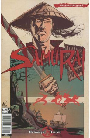 Samurai: Brothers in Arms 1C published by Titan with cover art by John McCrea
