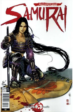 Samurai: Brothers in Arms 3A published by Titan with cover art by Frédéric Genet