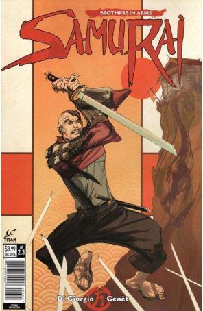 Samurai: Brothers in Arms 3B published by Titan with cover art by John McCrea