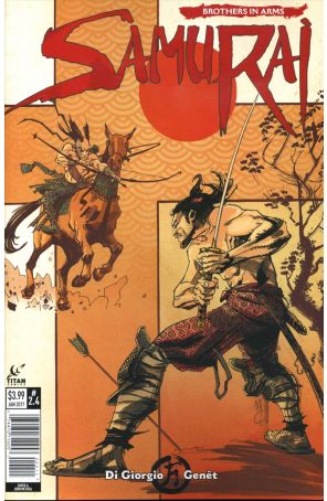 Samurai: Brothers in Arms 4A published by Titan with cover art by John McCrea