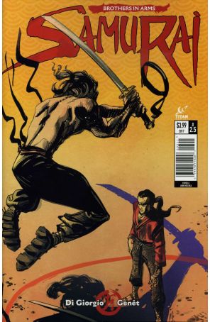 Samurai: Brothers in Arms 5A published by Titan with cover art by John McCrea