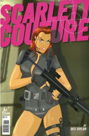 Scarlett Couture 3A published by Titan with cover art by Des Taylor