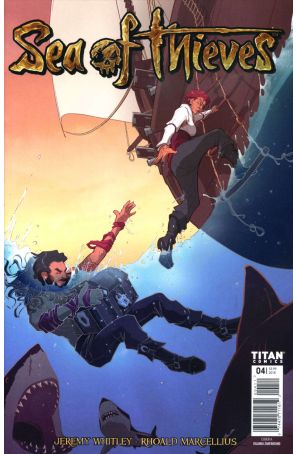 Sea of Thieves 4A published by Titan with cover art by Iolanda Zanfardino