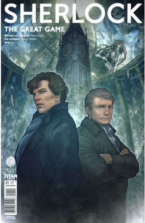 Sherlock: The Great Game 1A published by Titan with cover art by Sana Takeda