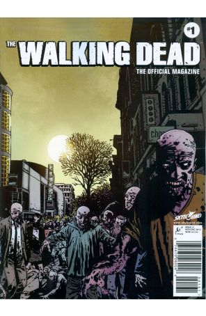 Walking Dead Magazine 1A published by Titan with cover art by Charlie Adlard
