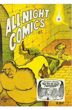 All-Night Comics 1 published by Tom Eagan with cover art by Tom Eagan