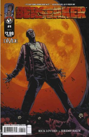 Berserker 1B published by Top Cow with cover art by Jeremy Haun