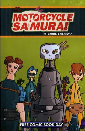 The Motorcycle Samurai FCBD 2015 published by Top Shelf with cover art by Chris Sheridan