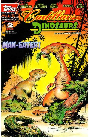 Cadillacs And Dinosaurs (Vol. 2) 5 Deluxe published by Topps with cover art by Sam Kieth