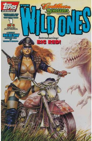 Cadillacs And Dinosaurs (Vol. 2) 7 published by Topps with cover art by Joseph Michael Linsner