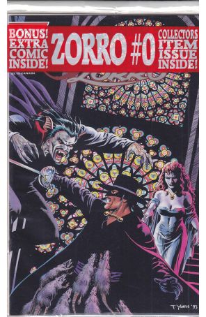 Dracula Versus Zorro 2 (in bag) published by Topps with cover art by Tom Yeates