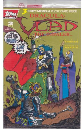Dracula: Vlad the Impaler 2 (with card) published by Topps with cover art by Esteban Maroto