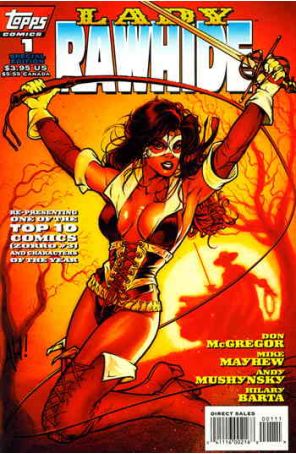 Lady Rawhide Special Edition 1 published by Topps with cover art by Adam Hughes