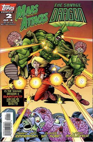 Mars Attacks the Savage Dragon 2 published by Topps