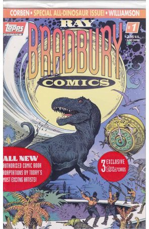 Ray Bradbury Comics 1 (with card) published by Topps with cover art by William Stout