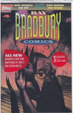Ray Bradbury Comics 4 (with card) published by Topps with cover art by Dave McKean