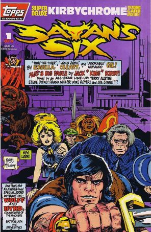 Satan's Six 1 published by Topps with cover art by Jack Kirby and Todd McFarlane
