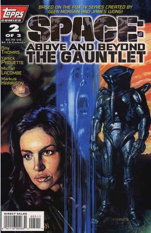 Space: Above and Beyond-The Gauntlet 2 published by Topps with cover art by Markus Harrison