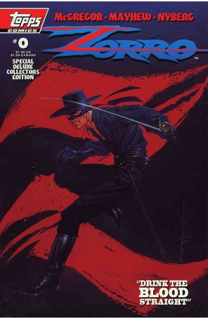 Zorro (Topps) 0 Deluxe published by Topps with cover art by Brian Stelfreeze
