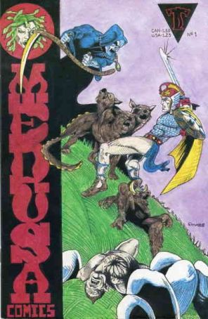Medusa Comics 1 published by Triangle with cover art by Tom Muzzell