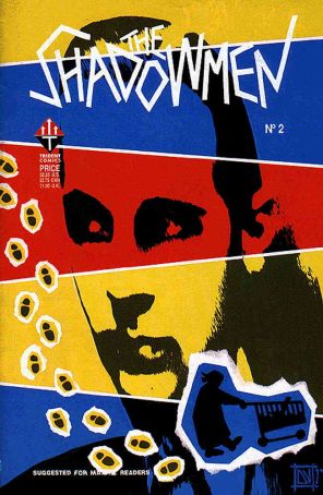 Shadowmen 2 published by Trident with cover art by Daniel Vallely