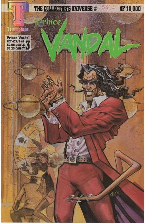Prince Vandal 3 published by Triumphant with cover art by Max Siebel