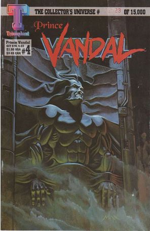 Prince Vandal 4 published by Triumphant with cover art by Max Siebel